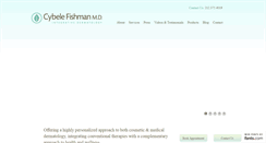 Desktop Screenshot of cybelefishmanmd.com